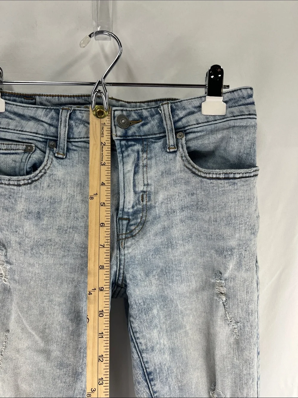 American Eagle - Men’s Jeans - Flex - 30x30 - Distressed - Light Blue